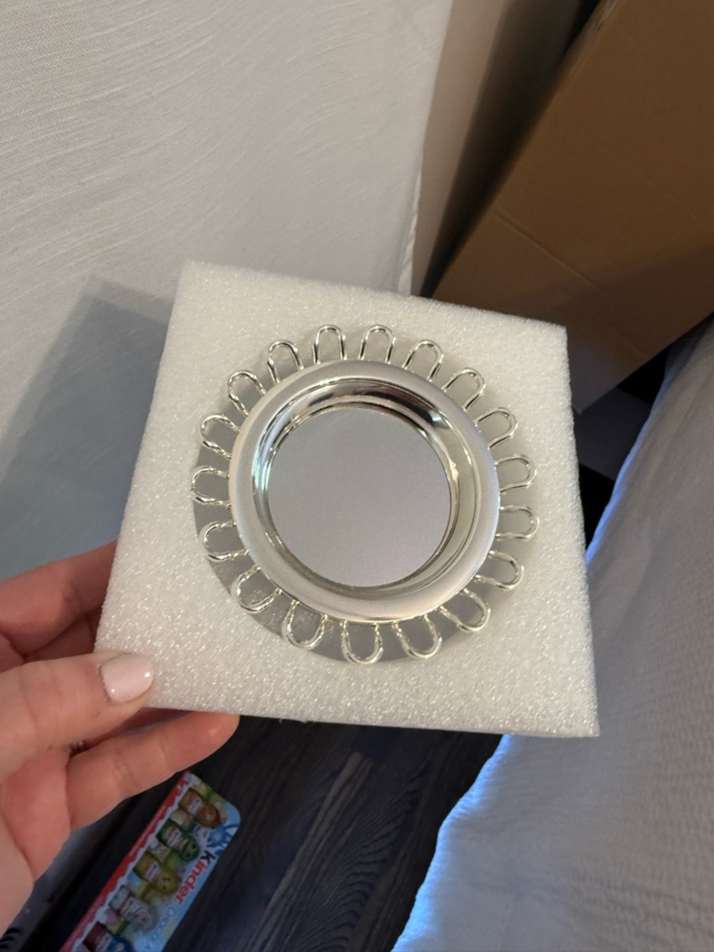 kate spade Silver-Tone Sunburst Jewelry Tray